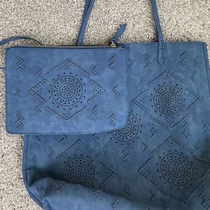 Anthropologie Alice Springs Tote Bag in Slate